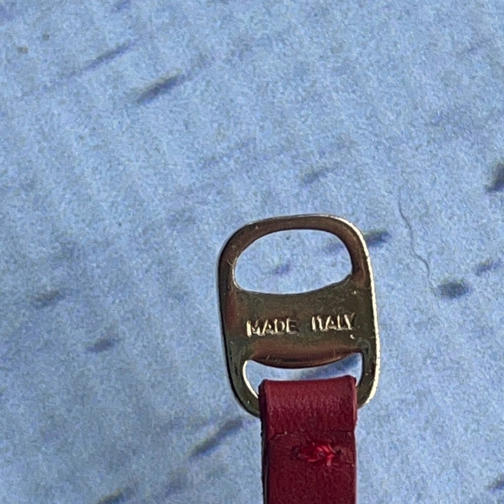 Salvatore Ferragamo Vara Camel Leather Gancini Luxury Logo Bracelet Italy - Picture 5 of 10